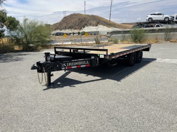 102x16 IronBull Deckover Equipment Trailer | 14,000 LB GVWR | 10" I-Beam Frame | 8' Slide-In Ramps