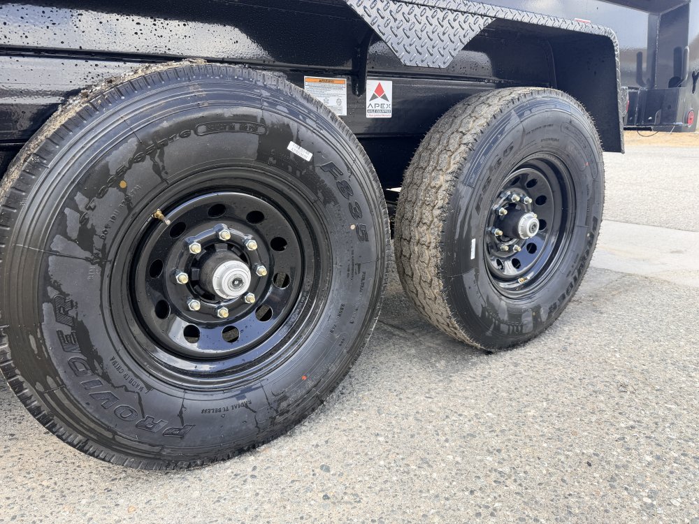 7x16 Iron Bull DTB Dump Trailer | 48" Sides | 14,999 LB GVWR | Telescopic Hoist