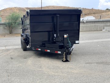 7x16 Iron Bull DTB Dump Trailer | 48" Sides | 14,999 LB GVWR | Telescopic Hoist