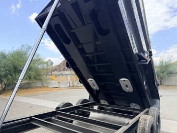 7x14 Iron Bull DTB14 Dump Trailer | 48" Sides | Telescopic Hoist | 14,999 LB GVWR
