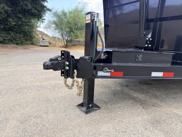 7x14 Iron Bull DTB14 Dump Trailer | 48" Sides | Telescopic Hoist | 14,999 LB GVWR