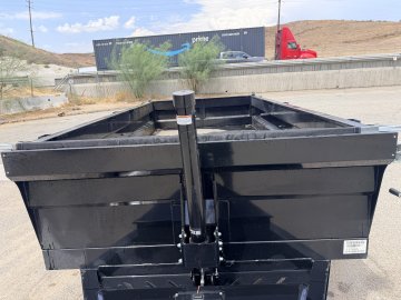 7x14 Iron Bull DTB14 Dump Trailer | 24" Sides | Dual 8K Oil Bath Axles | 16K GVWR
