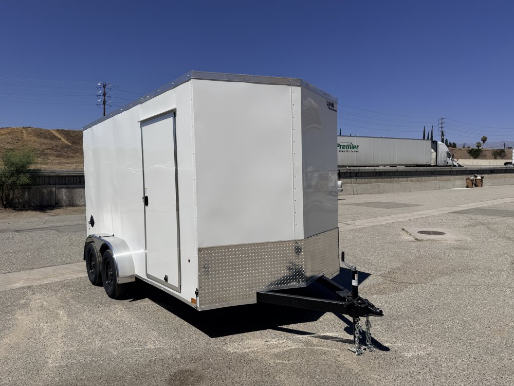 7x14 LOOK ST DLX Tandem Axle Enclosed Cargo Trailer | Ramp Door | 16" OC Walls | 7,000 LB GVWR