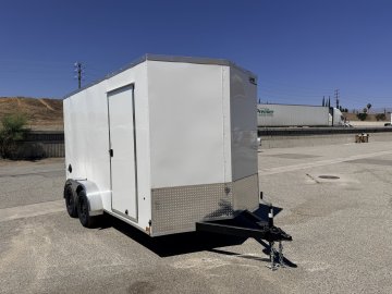 7x14 LOOK ST DLX Tandem Axle Enclosed Cargo Trailer | Ramp Door | 16" OC Walls | 7,000 LB GVWR