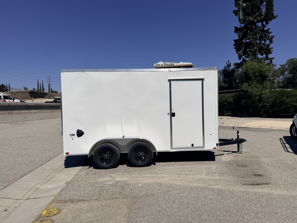 7x14 LOOK ST DLX Tandem Axle Enclosed Cargo Trailer | Ramp Door | 16" OC Walls | 7,000 LB GVWR
