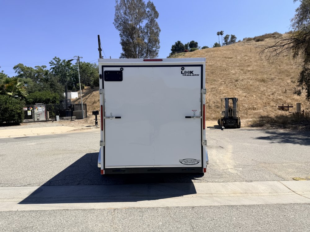 7x14 LOOK ST DLX Tandem Axle Enclosed Cargo Trailer | Ramp Door | 16" OC Walls | 7,000 LB GVWR