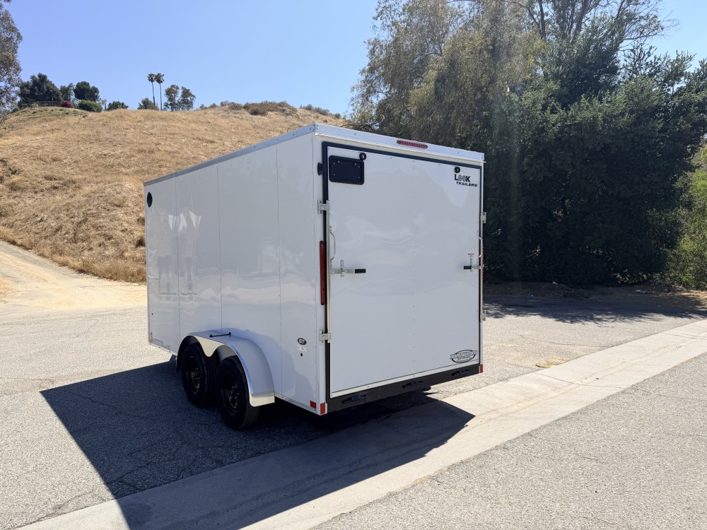 7x14 LOOK ST DLX Tandem Axle Enclosed Cargo Trailer | Ramp Door | 16" OC Walls | 7,000 LB GVWR