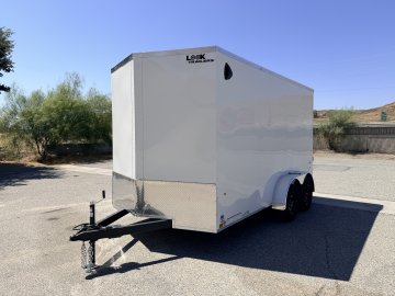 7x14 LOOK ST DLX Tandem Axle Enclosed Cargo Trailer | Ramp Door | 16" OC Walls | 7,000 LB GVWR