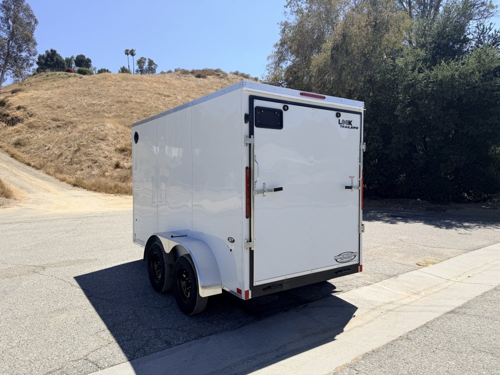 6x12 LOOK ST DLX Tandem Axle Enclosed Cargo Trailer | 16" OC Walls | Ramp Door | 7,000 LB GVWR