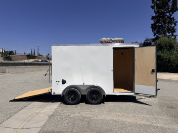 6x12 LOOK ST DLX Tandem Axle Enclosed Cargo Trailer | 16" OC Walls | Ramp Door | 7,000 LB GVWR