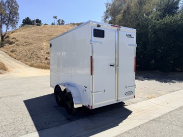 6x12 LOOK ST DLX Tandem Axle Enclosed Cargo Trailer | 16" OC Walls | Double Cargo Doors | 7,000 LB GVWR