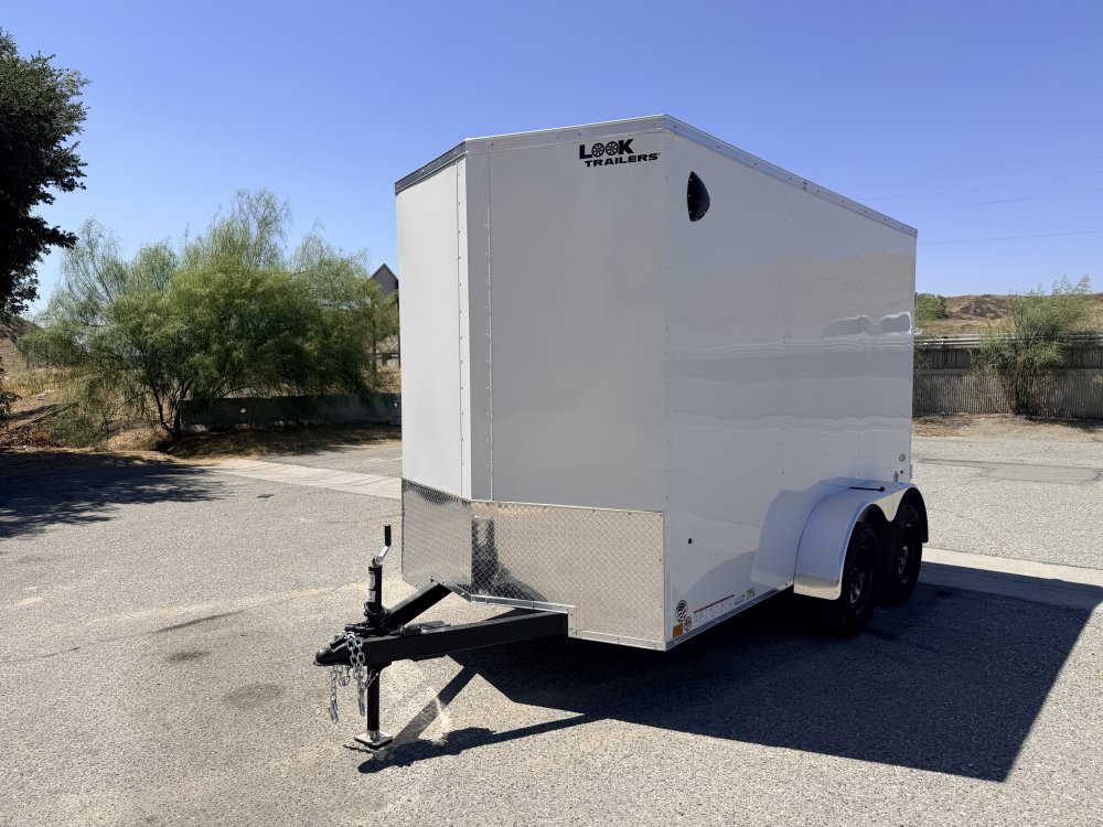 6x12 LOOK ST DLX Tandem Axle Enclosed Cargo Trailer | 16" OC Walls | Double Cargo Doors | 7,000 LB GVWR