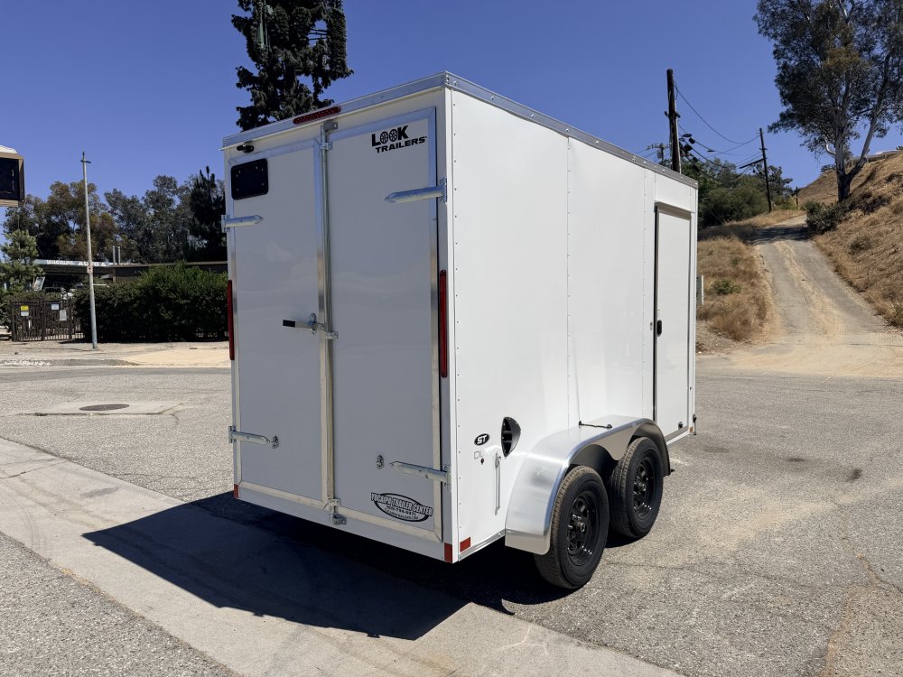 6x12 LOOK ST DLX Tandem Axle Enclosed Cargo Trailer | 16" OC Walls | Double Cargo Doors | 7,000 LB GVWR