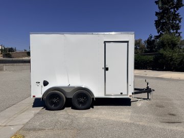 6x12 LOOK ST DLX Tandem Axle Enclosed Cargo Trailer | 16" OC Walls | Double Cargo Doors | 7,000 LB GVWR