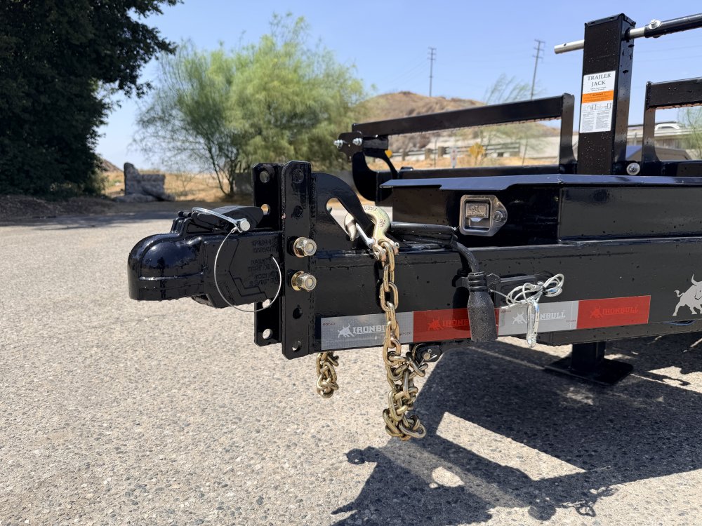IronBull ETB102x22 Equipment Trailer | 14K GVWR | Drive-Over Fenders | Toolbox & Winch Plate