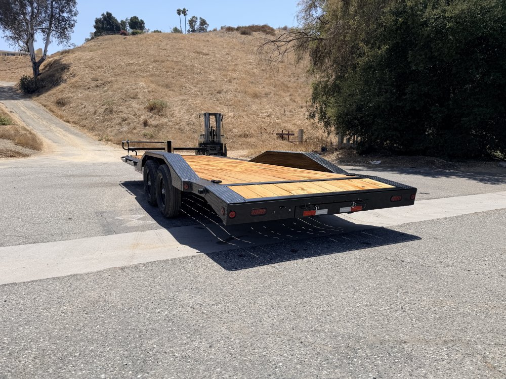 IronBull ETB102x22 Equipment Trailer | 14K GVWR | Drive-Over Fenders | Toolbox & Winch Plate