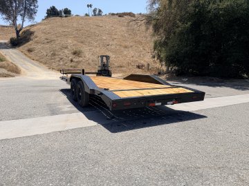 IronBull ETB102x22 Equipment Trailer | 14K GVWR | Drive-Over Fenders | Toolbox & Winch Plate