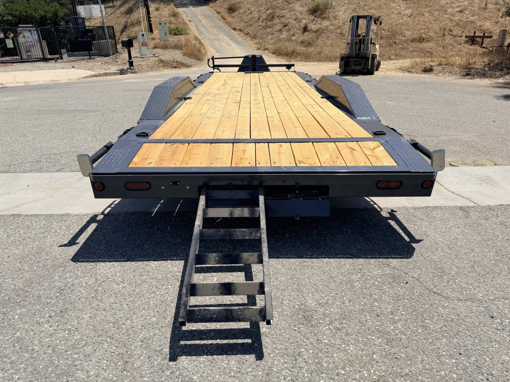 IronBull ETB102x24 Equipment Trailer | 14K GVWR | 8" Channel Frame | Drive-Over Fenders | Toolbox & Winch Plate