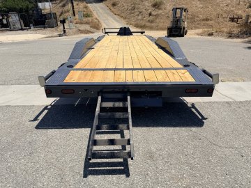 IronBull ETB102x24 Equipment Trailer | 14K GVWR | 8" Channel Frame | Drive-Over Fenders | Toolbox & Winch Plate