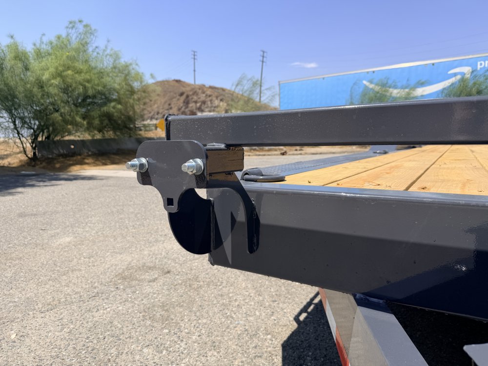 IronBull ETB102x24 Equipment Trailer | 14K GVWR | 8" Channel Frame | Drive-Over Fenders | Toolbox & Winch Plate