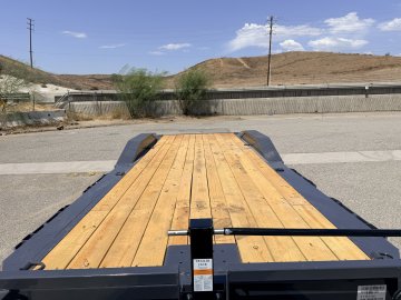 IronBull ETB102x24 Equipment Trailer | 14K GVWR | 8" Channel Frame | Drive-Over Fenders | Toolbox & Winch Plate