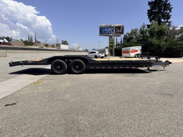 IronBull ETB102x24 Equipment Trailer | 14K GVWR | 8" Channel Frame | Drive-Over Fenders | Toolbox & Winch Plate