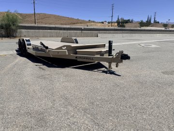 IronBull TRB83x20 Gravity Tilt Car Hauler | 10K GVWR | Steel Deck | Toolbox & Winch Plate