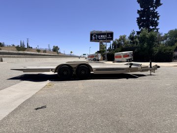 IronBull TRB83x20 Gravity Tilt Car Hauler | 10K GVWR | Steel Deck | Toolbox & Winch Plate