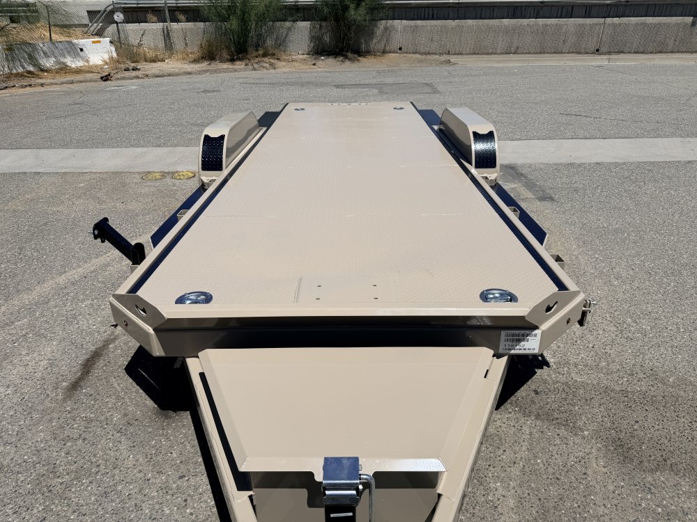 IronBull TRB83x20 Gravity Tilt Car Hauler | 10K GVWR | Steel Deck | Toolbox & Winch Plate