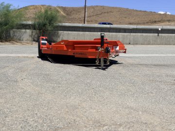 IronBull TRB83x20 Gravity Tilt Car Hauler | 10K GVWR | Steel Deck | Toolbox & Winch Plate