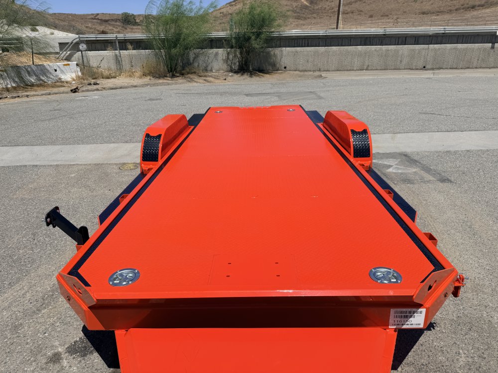 IronBull TRB83x20 Gravity Tilt Car Hauler | 10K GVWR | Steel Deck | Toolbox & Winch Plate
