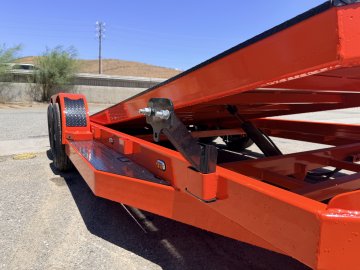 IronBull TRB83x20 Gravity Tilt Car Hauler | 10K GVWR | Steel Deck | Toolbox & Winch Plate