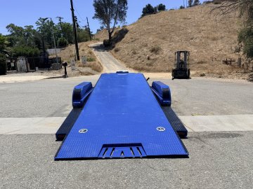 IronBull TRB83x20 Gravity Tilt Car Hauler | 10K GVWR | Steel Deck | Toolbox & Winch Plate
