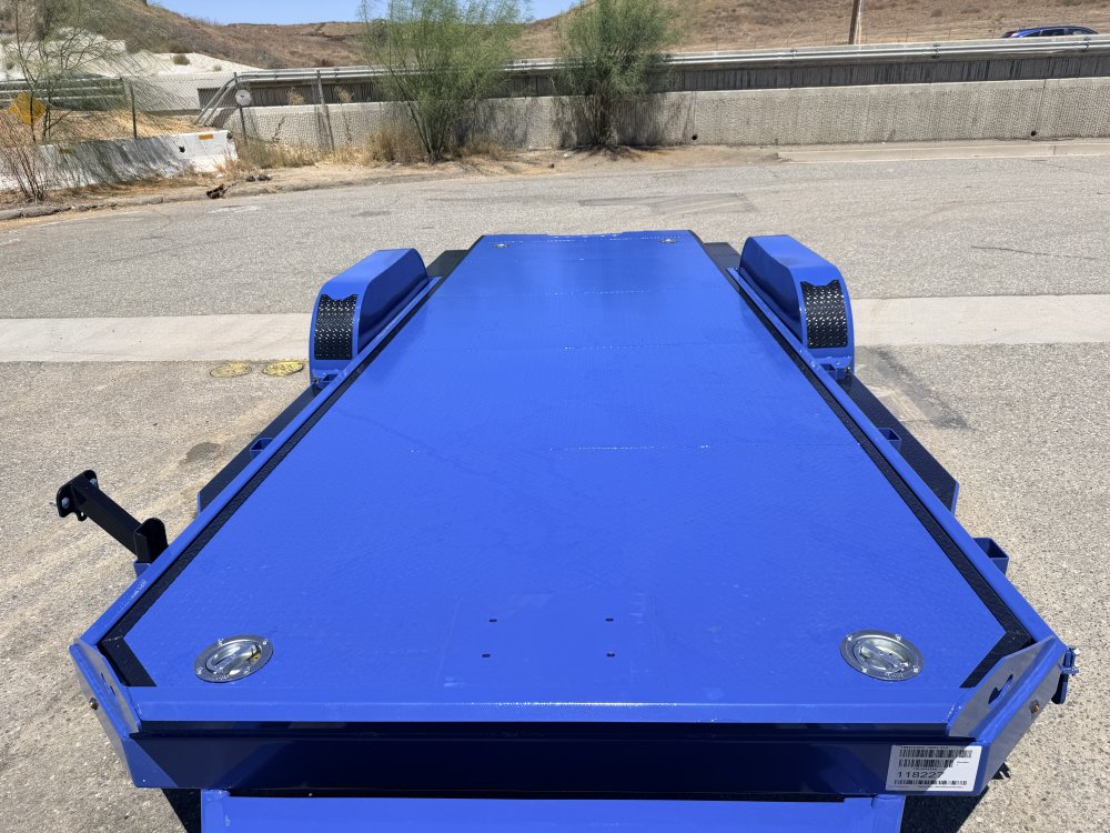 IronBull TRB83x20 Gravity Tilt Car Hauler | 10K GVWR | Steel Deck | Toolbox & Winch Plate