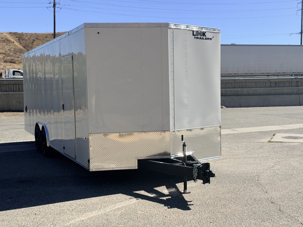 LOOK ST DLX 8.5x24 Enclosed Car Hauler | 10K GVWR | 16" OC Walls | Extended Tongue