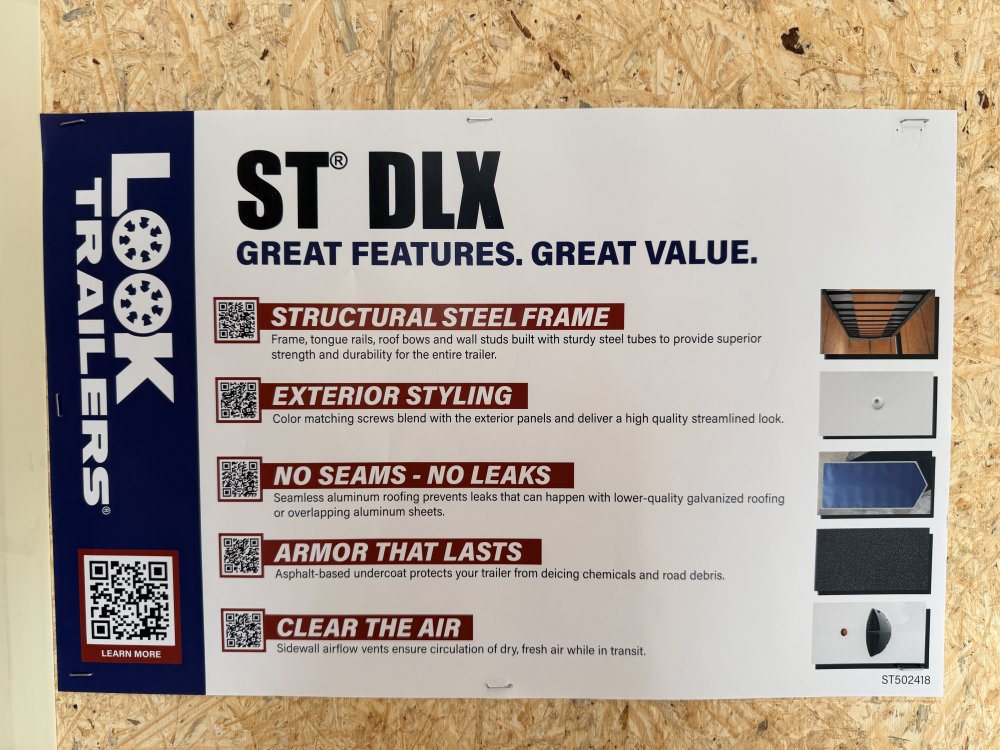 7'x16' Look Enclosed Cargo