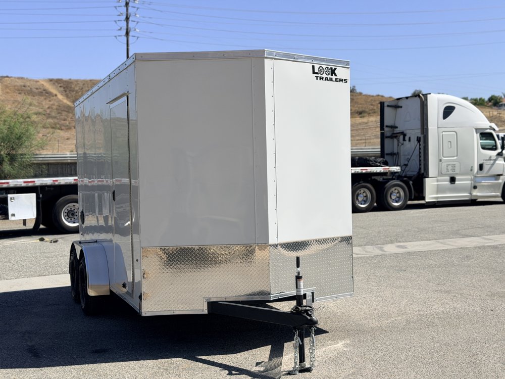 7x14 LOOK ST DLX Tandem Axle Enclosed Cargo Trailer | Ramp Door | Side Door | 7,000 LB GVWR