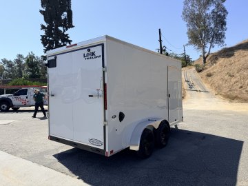 7x14 LOOK ST DLX Tandem Axle Enclosed Cargo Trailer | Ramp Door | Side Door | 7,000 LB GVWR