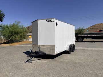 7x14 LOOK ST DLX Tandem Axle Enclosed Cargo Trailer | Ramp Door | Side Door | 7,000 LB GVWR