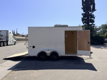 7x14 LOOK ST DLX Tandem Axle Enclosed Cargo Trailer | Ramp Door | Side Door | 7,000 LB GVWR