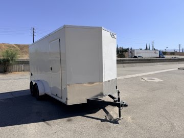 LOOK ST DLX 7x16 Enclosed Cargo Trailer | 7K GVWR | Side Door | Ramp Door