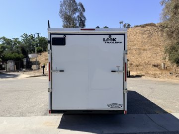 LOOK ST DLX 7x16 Enclosed Cargo Trailer | 7K GVWR | Side Door | Ramp Door