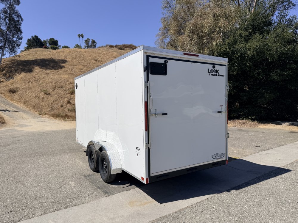 LOOK ST DLX 7x16 Enclosed Cargo Trailer | 7K GVWR | Side Door | Ramp Door