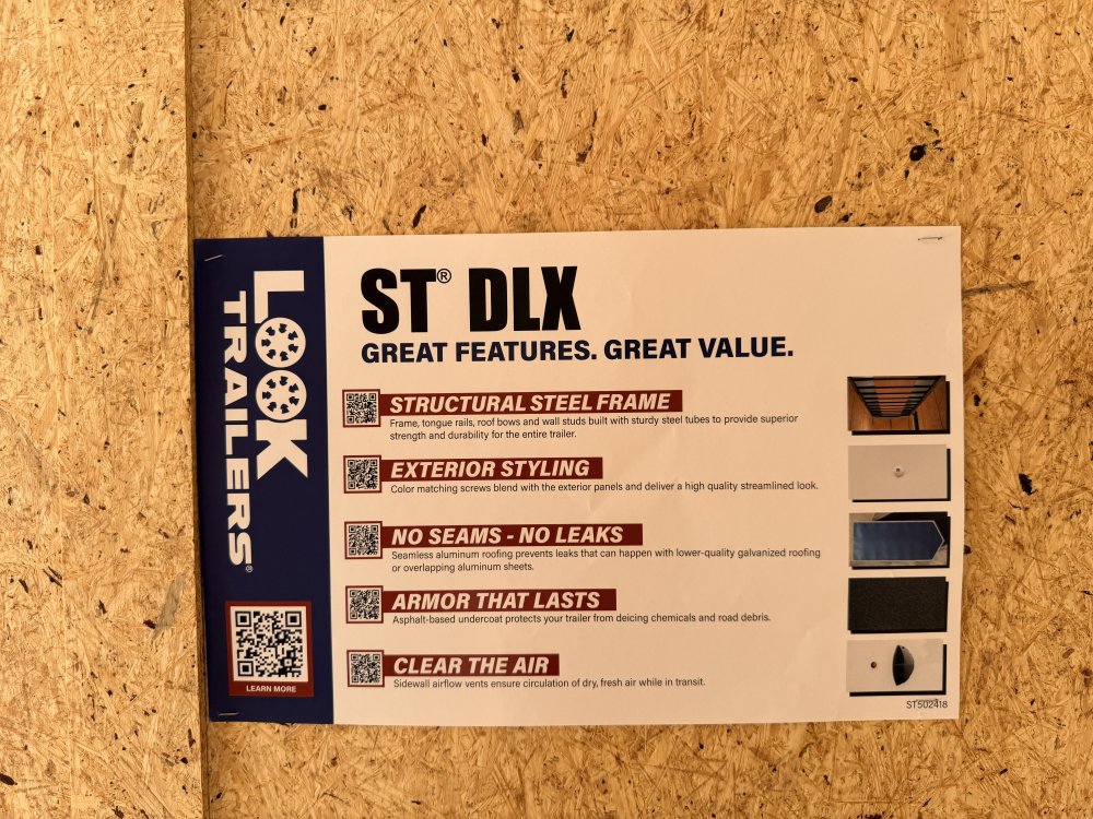 LOOK ST DLX 7x16 Enclosed Cargo Trailer | 7K GVWR | Side Door | Ramp Door