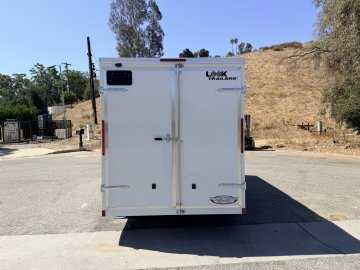 7x16 LOOK ST DLX Enclosed Cargo Trailer | Double Rear Cargo Doors | 7,000 LB GVWR