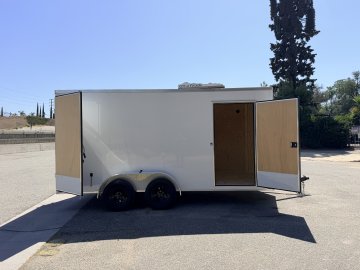 7x16 LOOK ST DLX Enclosed Cargo Trailer | Double Rear Cargo Doors | 7,000 LB GVWR