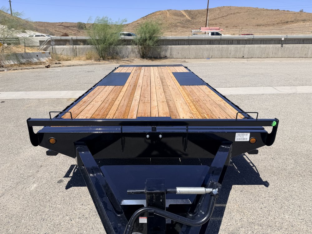 Iron Bull TDP14 102" x 22' 14K Deckover Tilt Trailer - Dual Hydraulic Cylinders, Winch Plate & Spare Mount