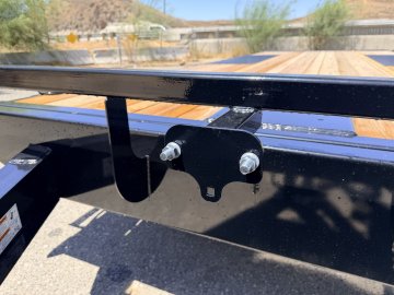 Iron Bull TDP14 102" x 22' 14K Deckover Tilt Trailer - Dual Hydraulic Cylinders, Winch Plate & Spare Mount