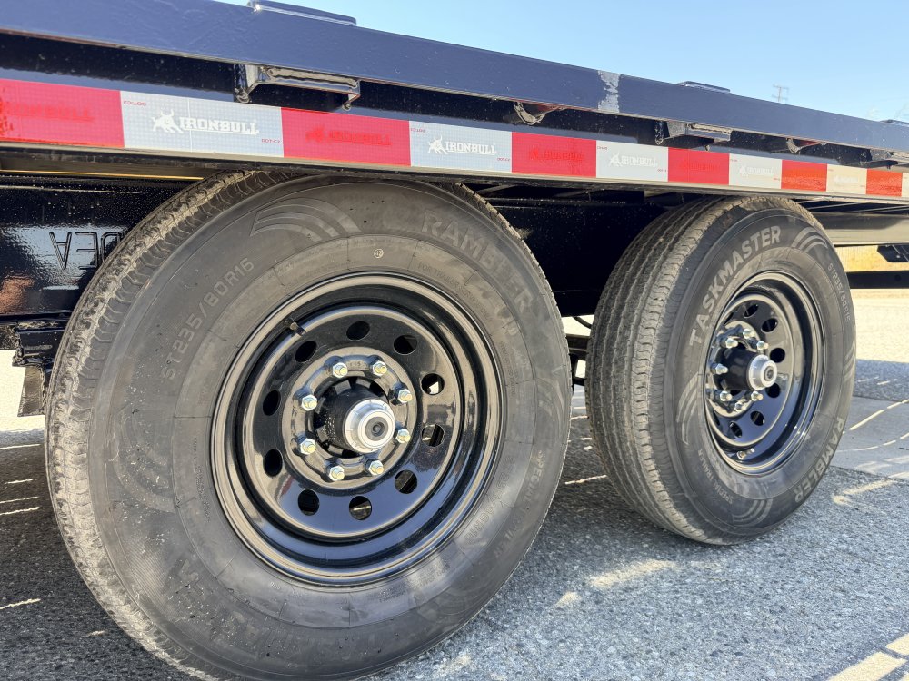 Iron Bull TDP14 102" x 24' 14K Deckover Tilt Trailer - Dual Hydraulic Cylinders, Winch Plate & Wireless Remote