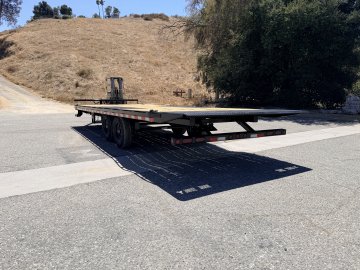 Iron Bull TDP14 102" x 24' 14K Deckover Tilt Trailer - Dual Hydraulic Cylinders, Winch Plate & Wireless Remote